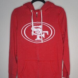 Victoria's Secret PINK San Francisco 49ers Ladies Zip-up Sweatshirt – Small
